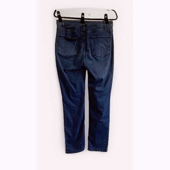 J. Jill Tried & True Fit Slim Leg Jean Womens 10 Blue Supersoft Stretch Mid Rise - Picture 11 of 11